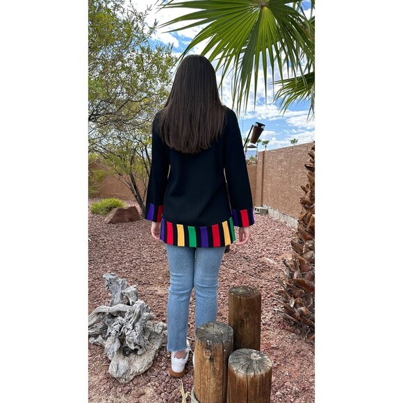 Vtg St John Sportswear Marie Gray Women's Sweater Small With Headband Made USA - Picture 3 of 9